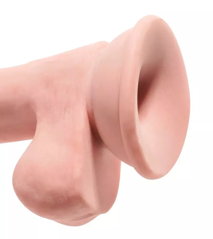 King Cock Plus 6.5 TDC Light trigubo tankio modelis su sėklidėmis, 20,3 cm