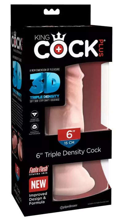 King Cock Plus KCP 6 Triple Density Model su vakuuminiu pagrindu 18,4 cm