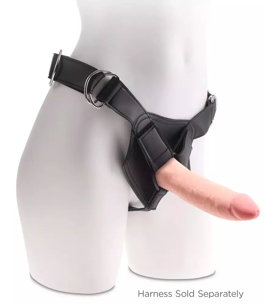 King Cock Plus KCP 7 Intimate Model Triple Density 21 cm smėlio spalvos