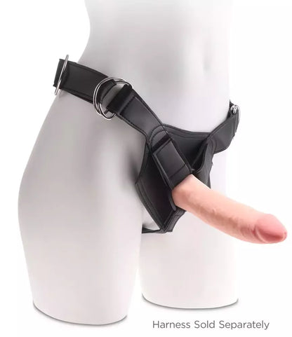 King Cock Plus KCP 7 Intimate Model Triple Density 21 cm smėlio spalvos