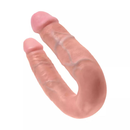 King Cock U formos dvigubas vidutinio dydžio anatominis modelis, kūno spalvos, 13,9 cm
