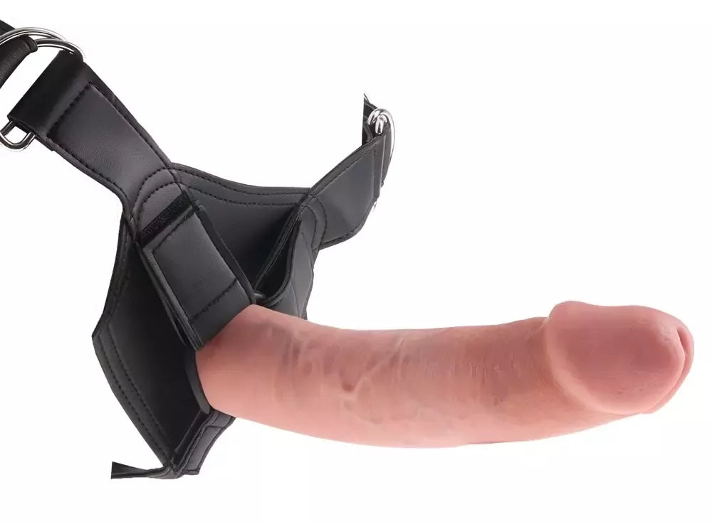 Kink by Doc Johnson Intimate System 9" reguliuojamas diržų rinkinys, šviesus