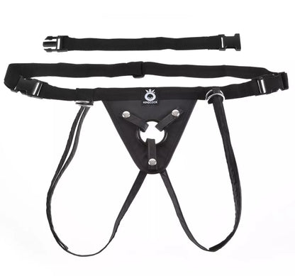 KinkLab Fit Rite Universal Harness juodos spalvos reguliuojami dirželiai 173 cm