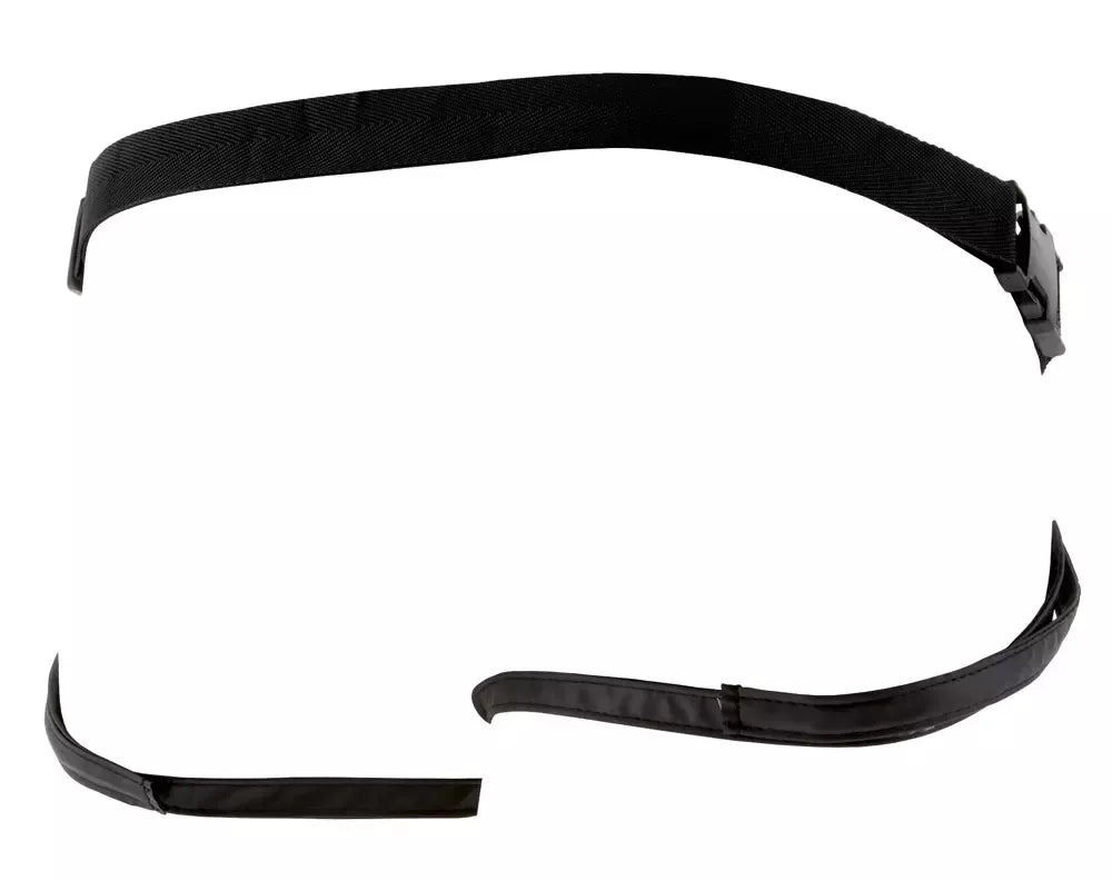 KinkLab Fit Rite Universal Harness juodos spalvos reguliuojami dirželiai 173 cm