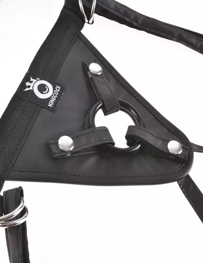 KinkLab Fit Rite Universal Harness juodos spalvos reguliuojami dirželiai 173 cm