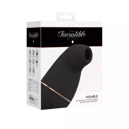 Kissable Irresistible Airwave System – vandeniui atsparus, įkraunamas, rožinis