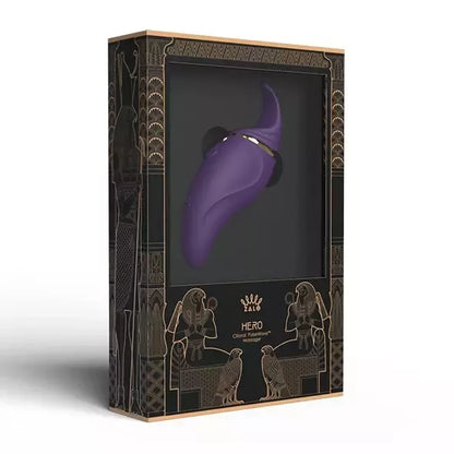 Klitorio stimuliatorius ZALO Hero Twilight Purple su PulseWave technologija