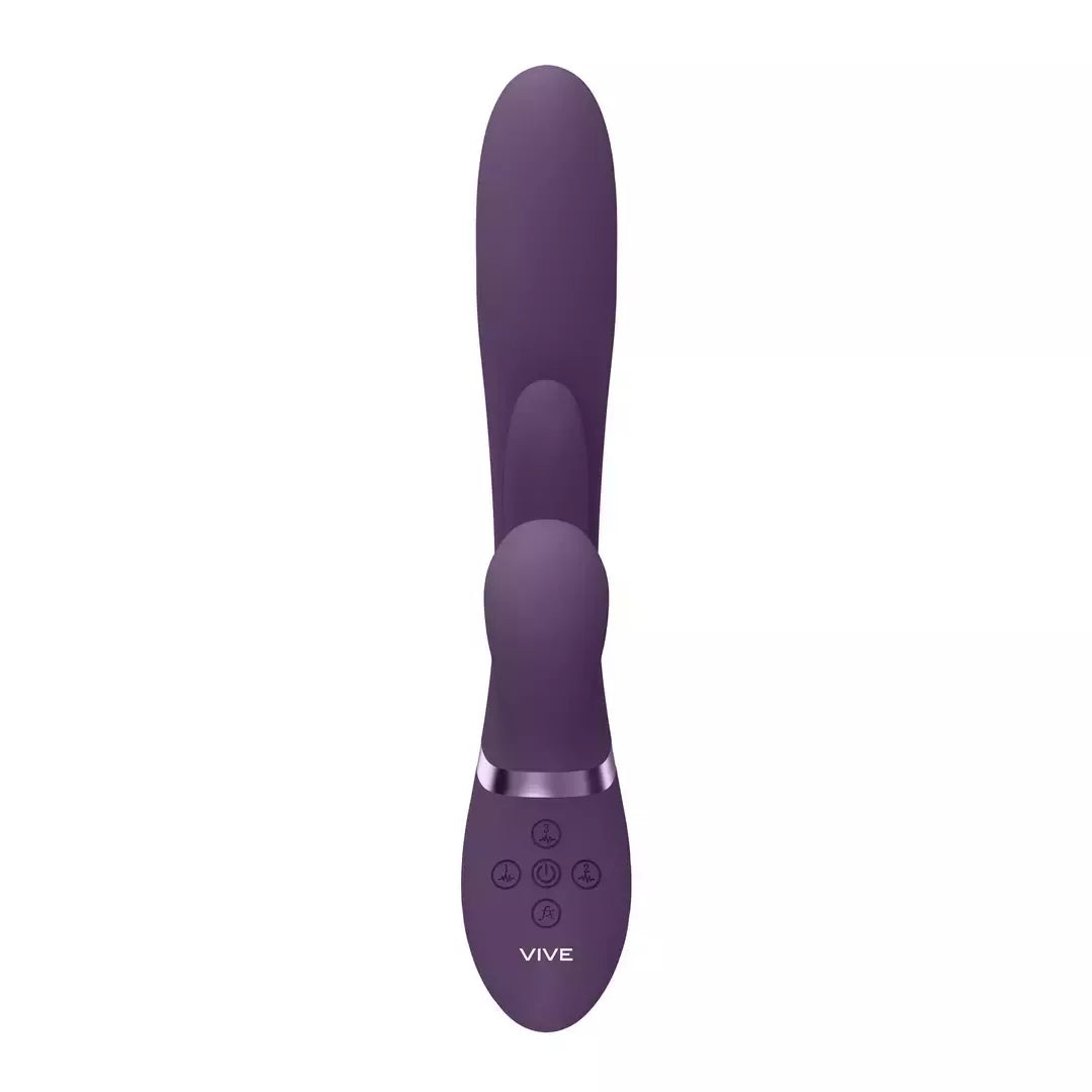 Kura Advanced Thrusting G-Spot modelis su plaikstymosi sistema, violetinis