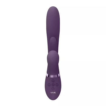 Kura Advanced Thrusting G-Spot modelis su plaikstymosi sistema, violetinis