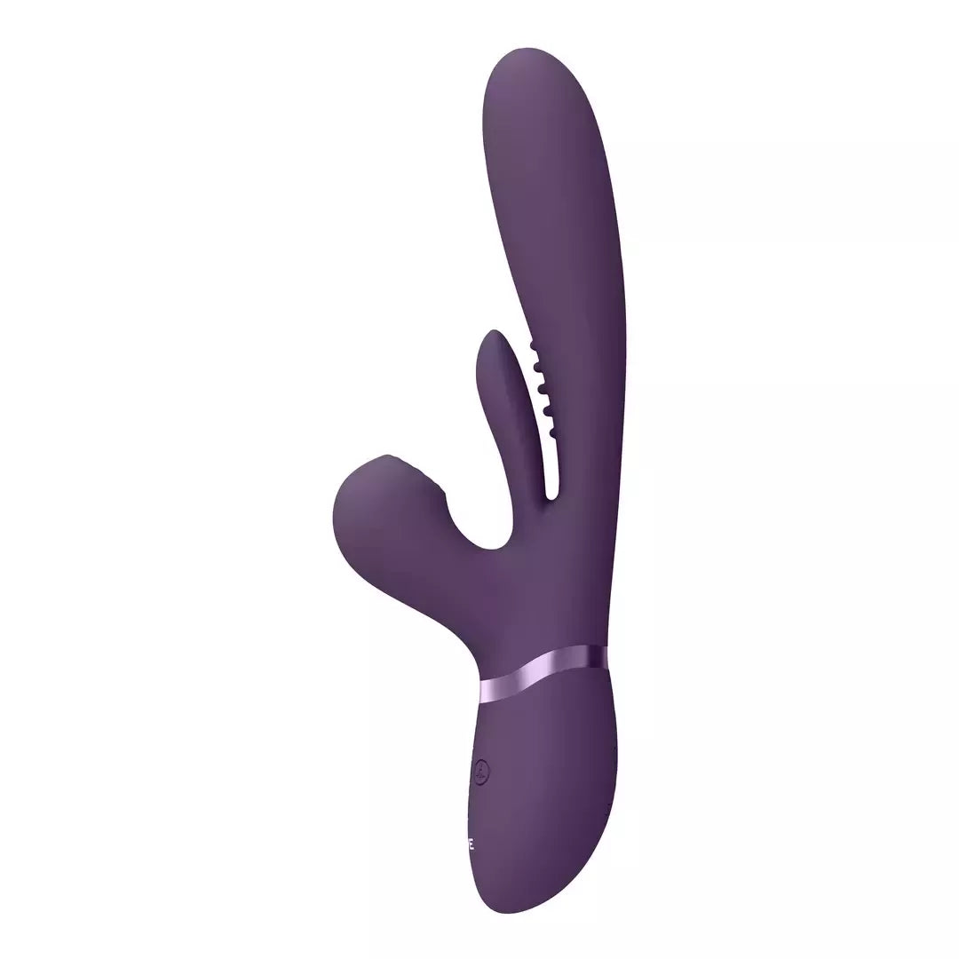 Kura Advanced Thrusting G-Spot modelis su plaikstymosi sistema, violetinis