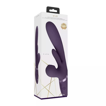 Kura Advanced Thrusting G-Spot modelis su plaikstymosi sistema, violetinis