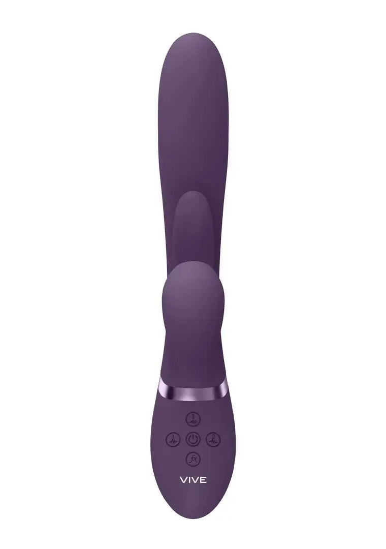 Kura Advanced Thrusting G-Spot modelis su plakimo sistema, violetinis