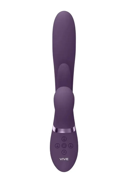 Kura Advanced Thrusting G-Spot modelis su plakimo sistema, violetinis