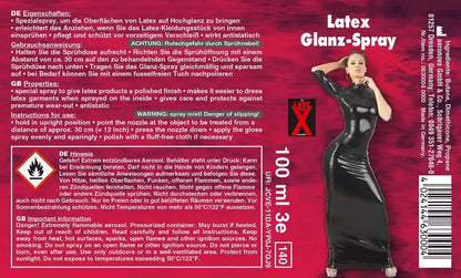 LateX Latex Gloss Spray 100ml – itin žvilgantis purškiklis lateksiniams drabužiams