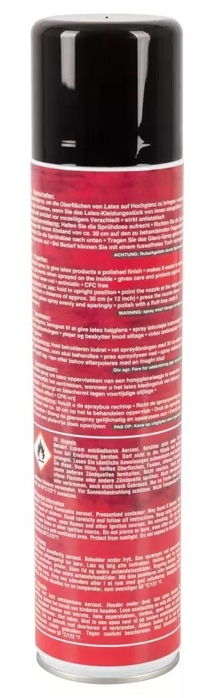 LateX Latex Gloss Spray 400ml – aukšto blizgesio priežiūros priemonė guminiams paviršiams
