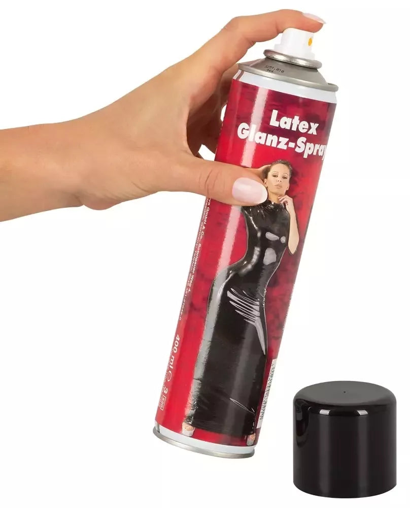LateX Latex Gloss Spray 400ml – aukšto blizgesio priežiūros priemonė guminiams paviršiams