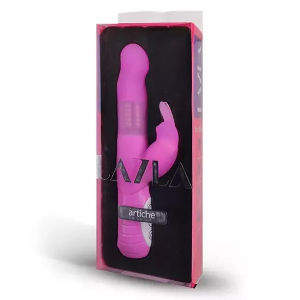 Layla Artiche Pink silikoninis besisukantis intymios priežiūros prietaisas 21,5cm, atsparus vandeniui