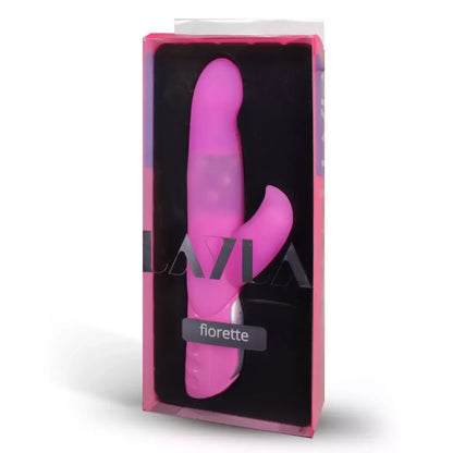 Layla Fiorette Pink Intimate besisukantis silikoninis prietaisas, 26 cm