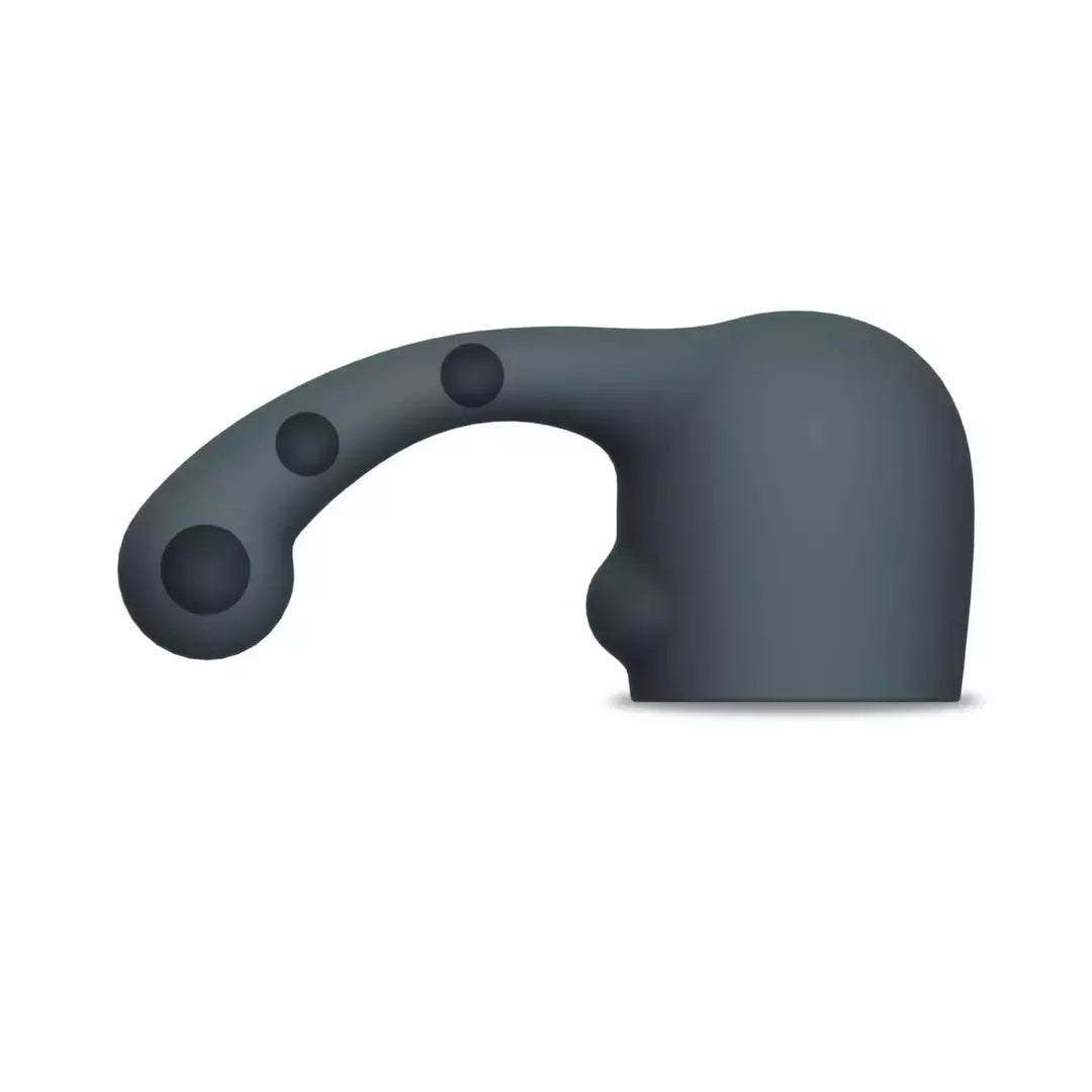 Le Wand Curve pasveriamas silikoninis priedas vibratoriui, purpurinis