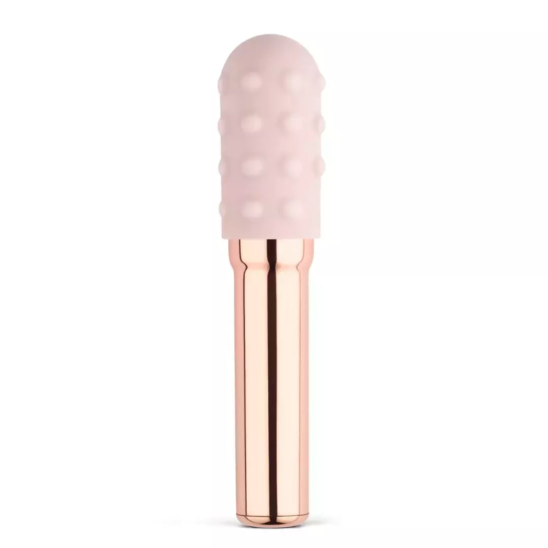 Le Wand Grand Bullet Rose Gold – Kompaktiškas vibracinis masažuoklis, USB