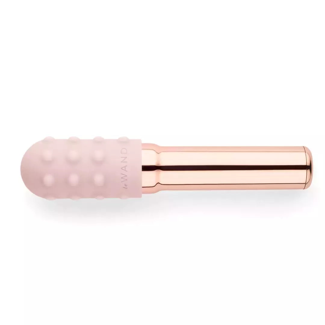 Le Wand Grand Bullet Rose Gold – Kompaktiškas vibracinis masažuoklis, USB
