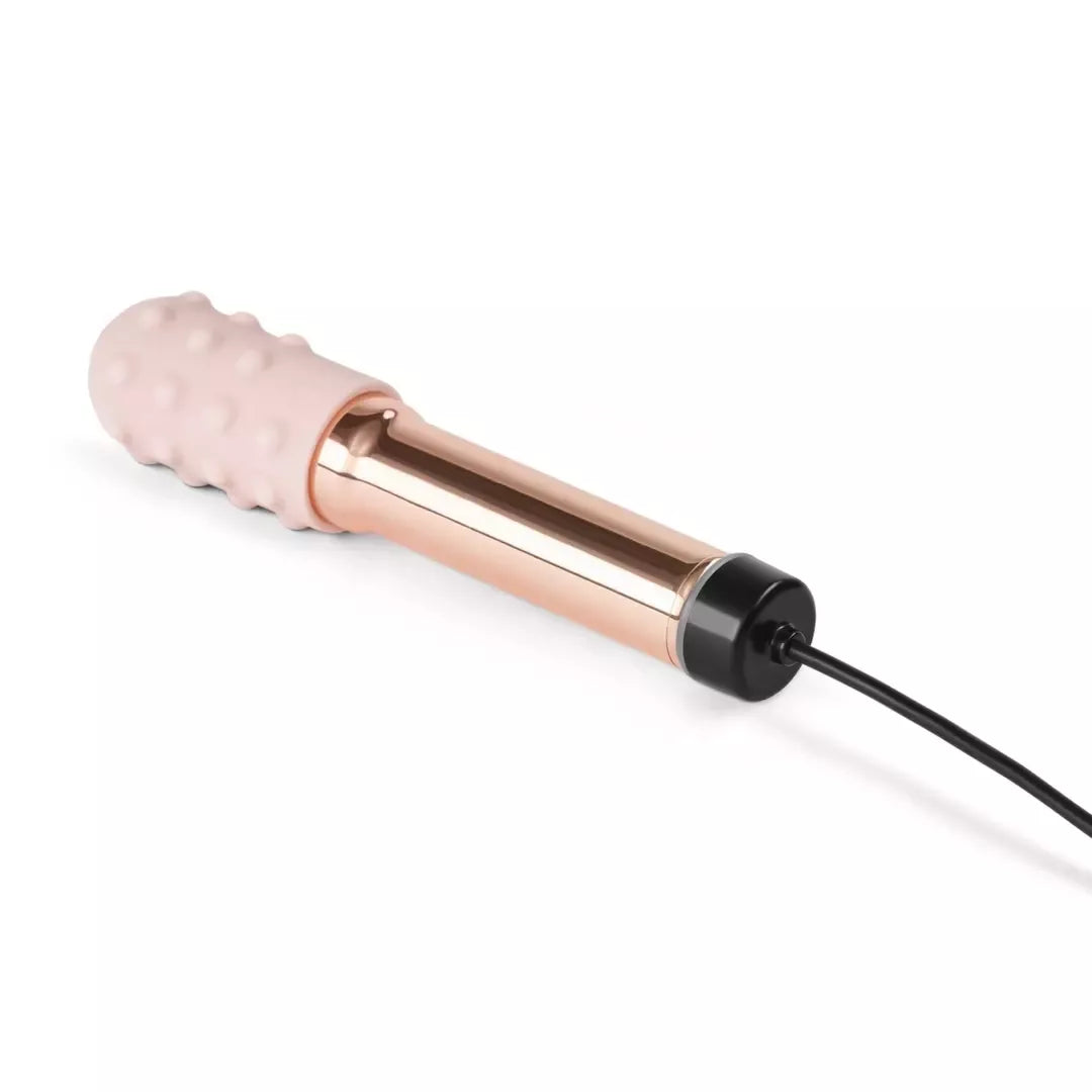 Le Wand Grand Bullet Rose Gold – Kompaktiškas vibracinis masažuoklis, USB