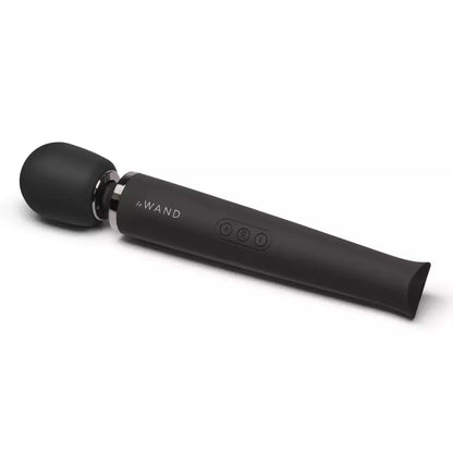Le Wand Massager Black – įkraunamas daugiafunkcis silikoninis masažuoklis