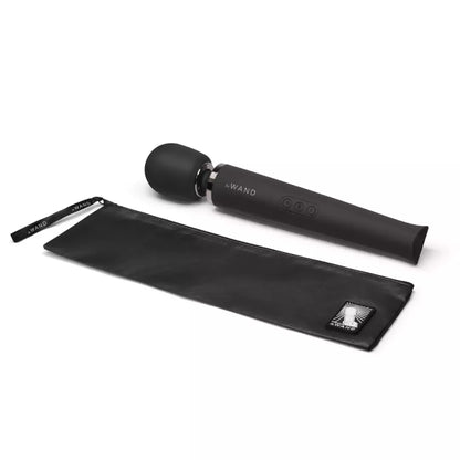 Le Wand Massager Black – įkraunamas daugiafunkcis silikoninis masažuoklis