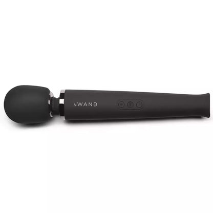 Le Wand Massager Black – įkraunamas daugiafunkcis silikoninis masažuoklis