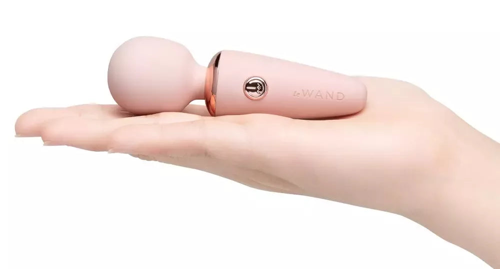 Le Wand Mini Microwand Rose Go – kompaktiškas įkraunamas masažuoklis
