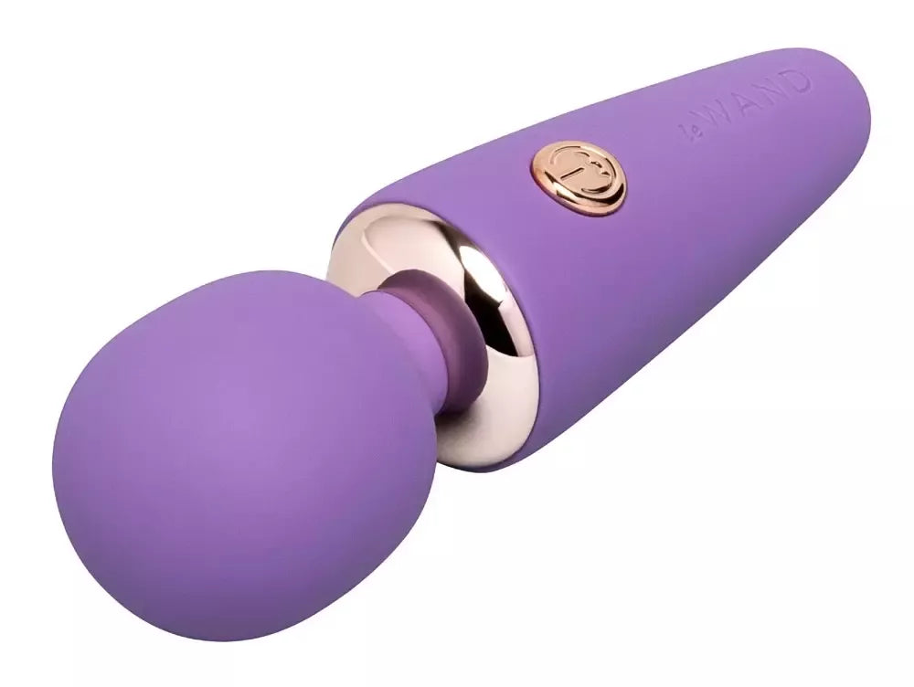 Le Wand Mini Microwand Rose kompaktiškas įkraunamas masažuoklis, 10 cm