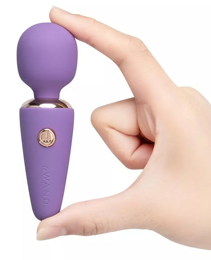 Le Wand Mini Microwand Rose kompaktiškas įkraunamas masažuoklis, 10 cm