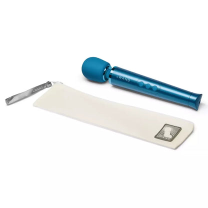 Le Wand Petite Massager Blue - Kompaktiškas įkraunamas modelis, 10 režimų