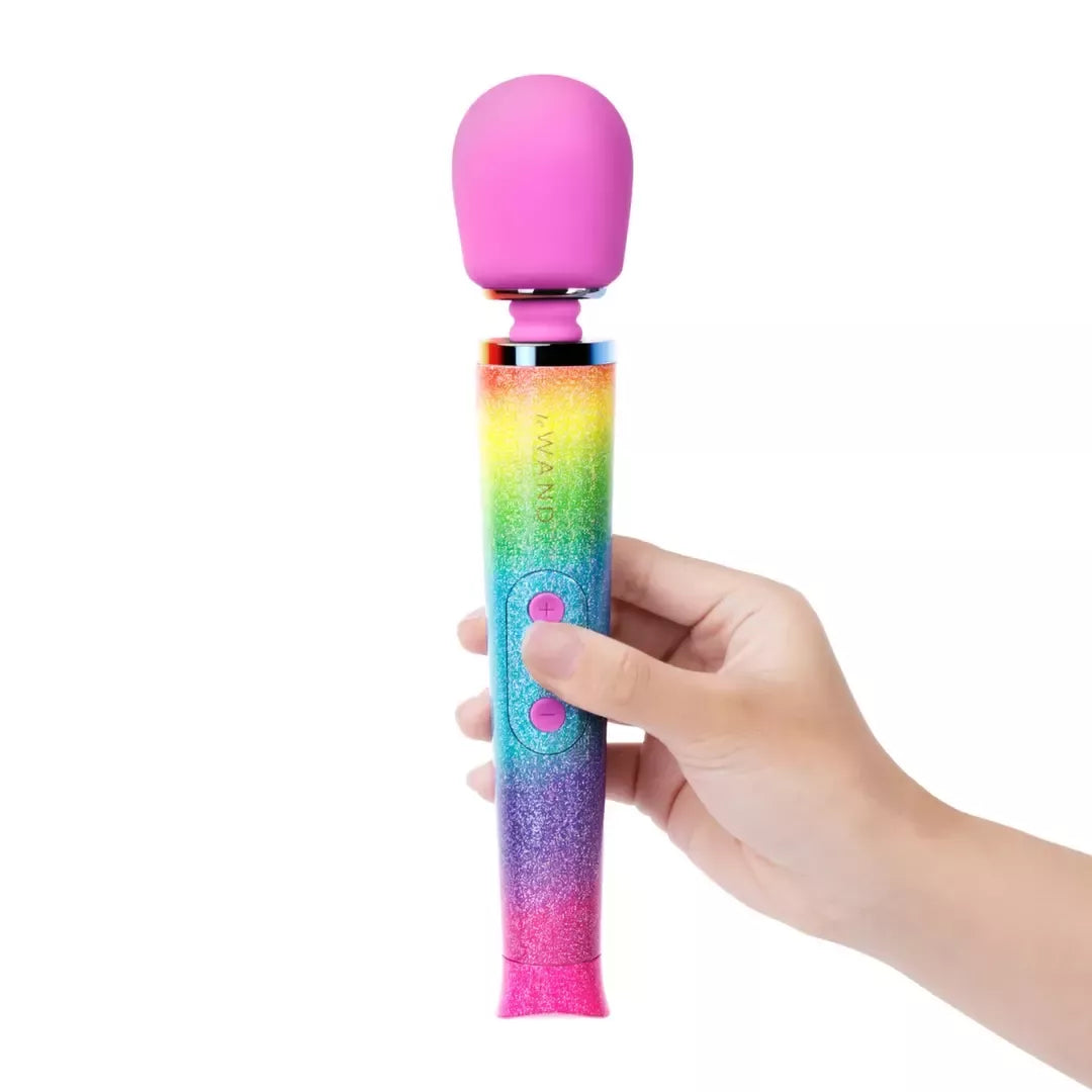 Le Wand Petite Rainbow Ombre daugiafunkcinis kompaktiškas masažuoklis