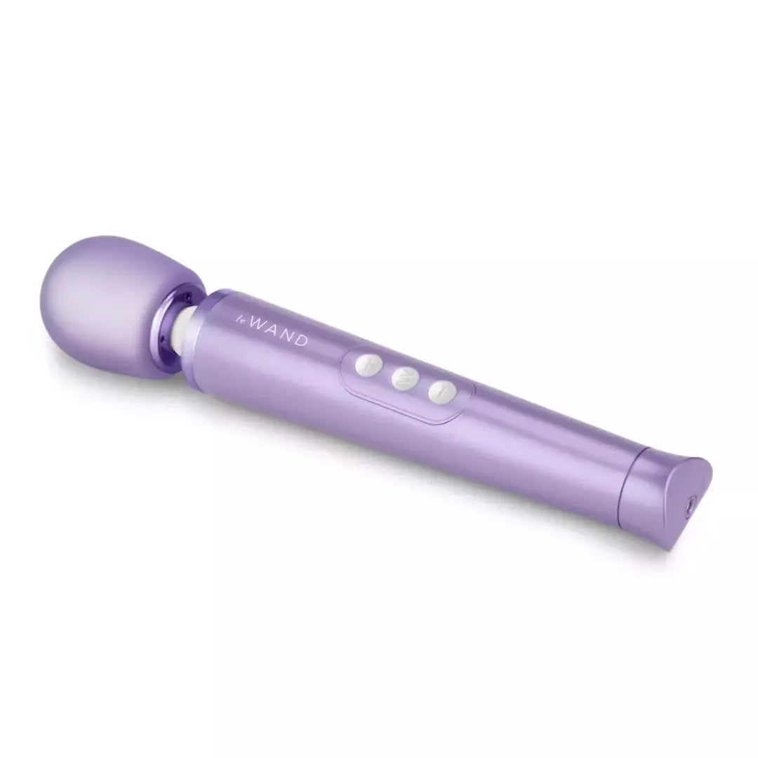Le Wand Petite Violet vibratorių masažuoklis – kompaktiškas įkraunamas modelis