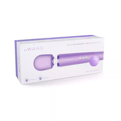 Le Wand Petite Violet vibratorių masažuoklis – kompaktiškas įkraunamas modelis