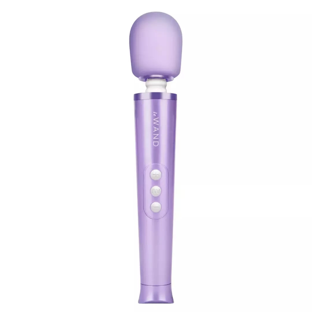 Le Wand Petite Violet vibratorių masažuoklis – kompaktiškas įkraunamas modelis