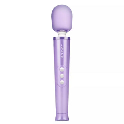 Le Wand Petite Violet vibratorių masažuoklis – kompaktiškas įkraunamas modelis