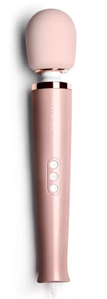Le Wand Powerful Plug-In RoseG Intense laidinis masažinis vibroelementas, 34 cm