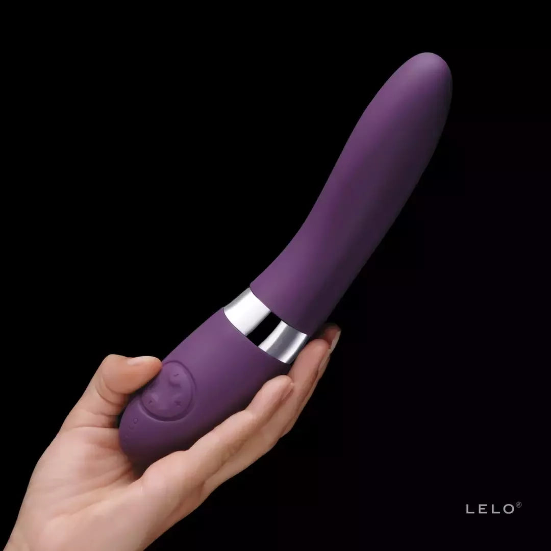 LELO Elise 2 Plum – silikoninis masažuoklis su dviem varikliais, atsparus vandeniui, 8 režimai