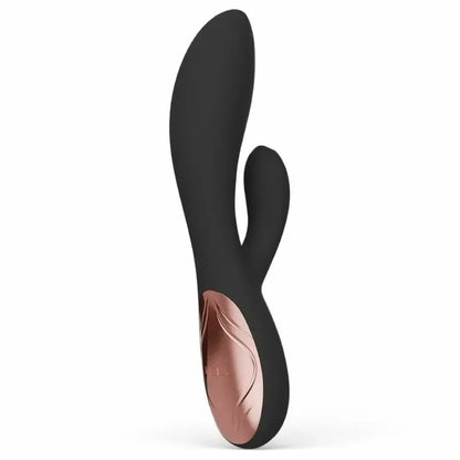 LELO INA Thrust Rabbit Black – dvigubo veikimo stimuliuojantis vibratorius