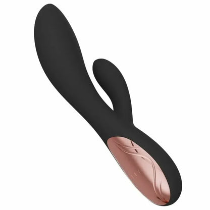 LELO INA Thrust Rabbit Black – dvigubo veikimo stimuliuojantis vibratorius
