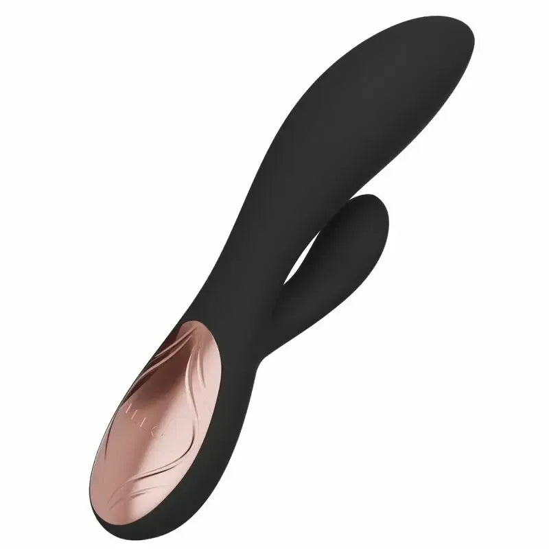 LELO INA Thrust Rabbit Black – dvigubo veikimo stimuliuojantis vibratorius