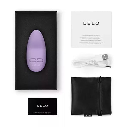 LELO Lily 3 kompaktiškas masažuoklis, Calm Lavender, 10 režimų, atsparus vandeniui