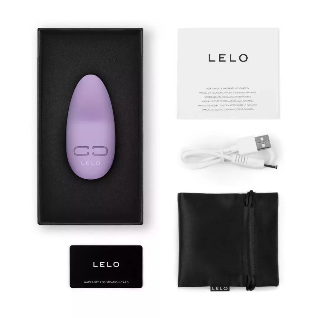 LELO Lily 3 kompaktiškas masažuoklis, Calm Lavender, 10 režimų, atsparus vandeniui