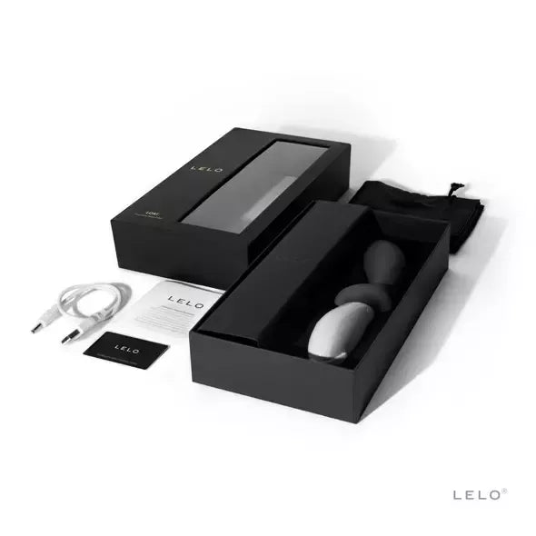 LELO LOKI Obsidian Black tikslus silikoninis masažuoklis, 6 režimai, USB