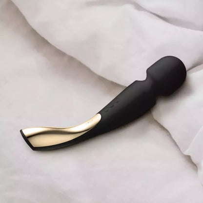 Lelo Smart Wand 2 Large Black – aukščiausios kokybės įkraunamas masažuoklis, 30 cm