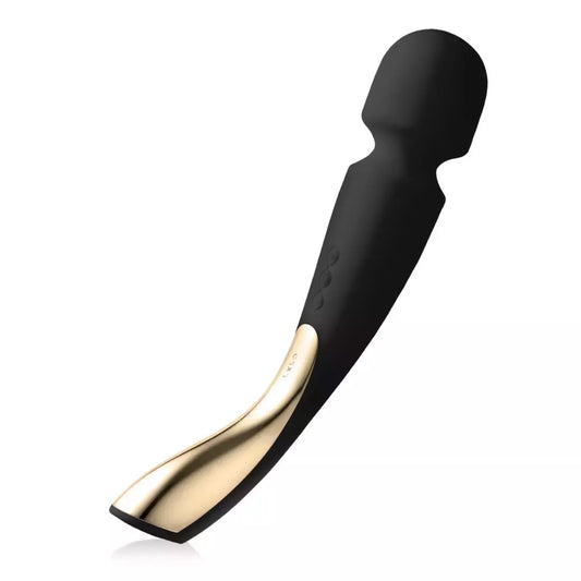 Lelo Smart Wand 2 Large Black – aukščiausios kokybės įkraunamas masažuoklis, 30 cm