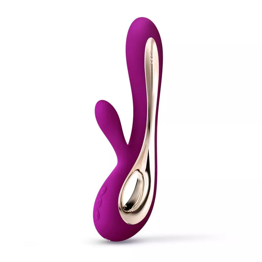 Lelo Soraya 2 Deep Rose dvigubo poveikio intymus masažuoklis, 12 režimų