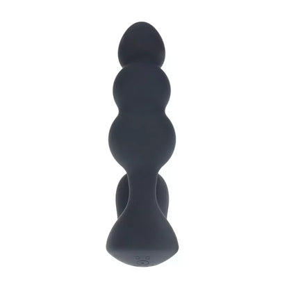 LEVELZ Revo Dual Motor belaidžiu nuotolinio valdymo pulteliu valdomas silikoninis prostatos stimuliatorius, juodas